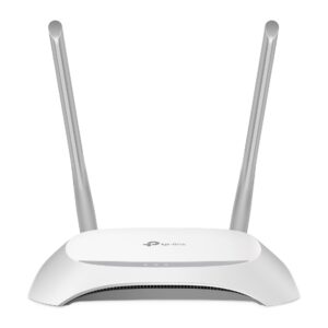 Router Inalámbrico Tplink TL- WR840N WISP, 2.4 GHz, 300 Mbps, 2 antenas externas omnidireccional 5 dBi, 4 Puertos LAN 10/100 Mbps, 1 Puerto WAN 10/100 Mbps, control de ancho de banda